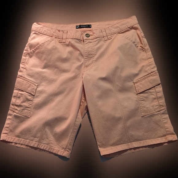 Lee Midrise Fit 1889 Peach Bermuda Shorts Women size 10 (M) - Picture 1 of 16
